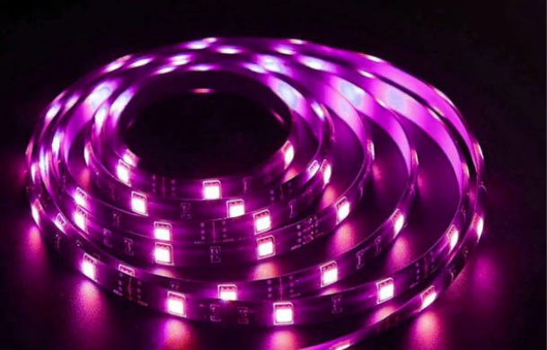 Sonoff Banda inteligenta Wireless Light Strip LED RGB Sonoff L1, Lungime 5 m, Telecomanda inclusa, Control vocal, Control de pe telefonul mobil
