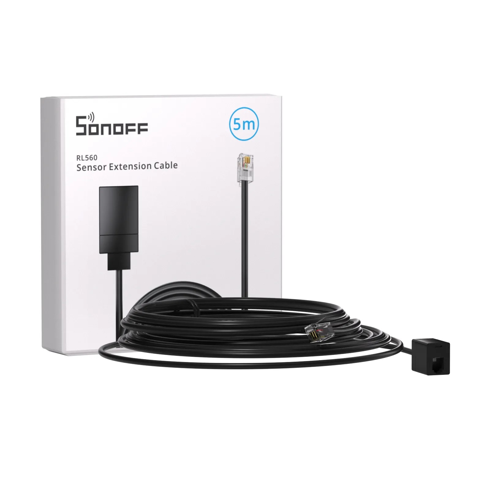 Sonoff Cablu prelungitor pentru senzori RL560 mufa RJ11 5m