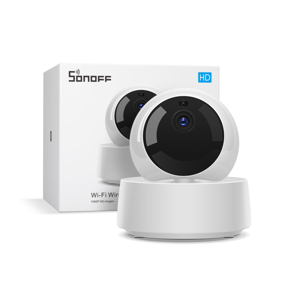 Sonoff camera smart cu adaptor Sonoff GK-200MP2-B Full HD Interior