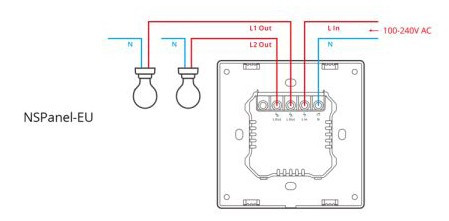 Sonoff Intrerupator Smart WiFi Sonoff NSPanel Smart Scene, Control prin aplicatie si vocal, Functie termostat, Display, Bluetooth 4.2, Negru