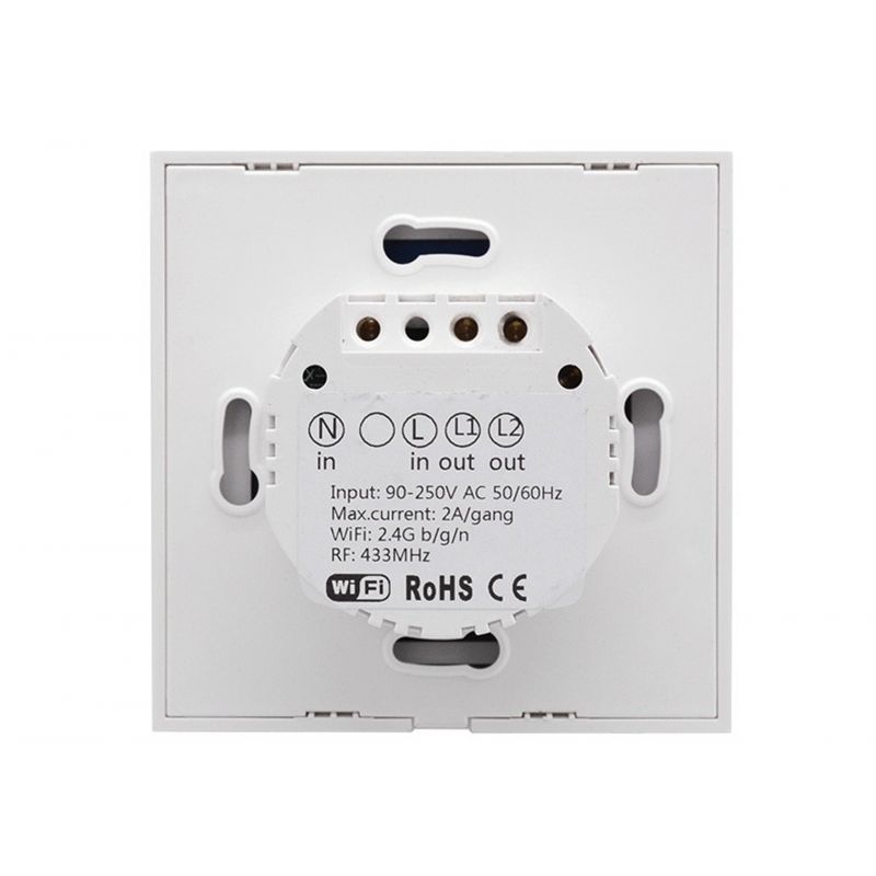 Sonoff Intrerupator tactil T1EU2C TX WiFi Sonoff 2 canale