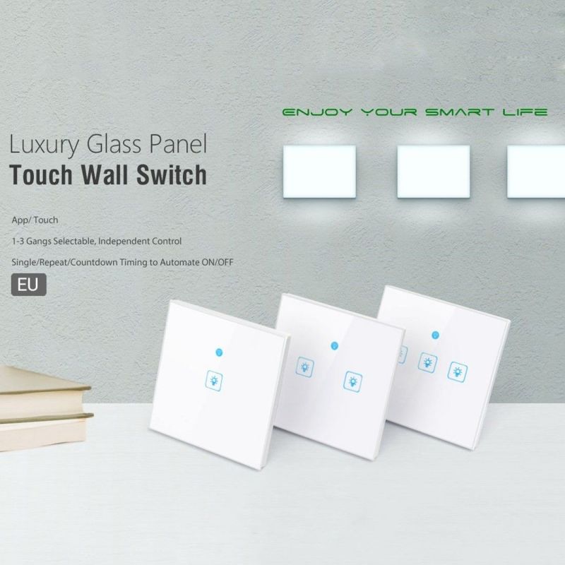 Sonoff Intrerupator tactil T1EU3C TX WiFi Sonoff 3 canale