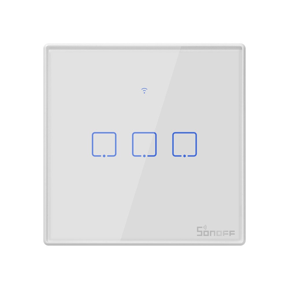 Sonoff Intrerupator tactil T2EU3C-TX WiFi Sonoff 3 canale