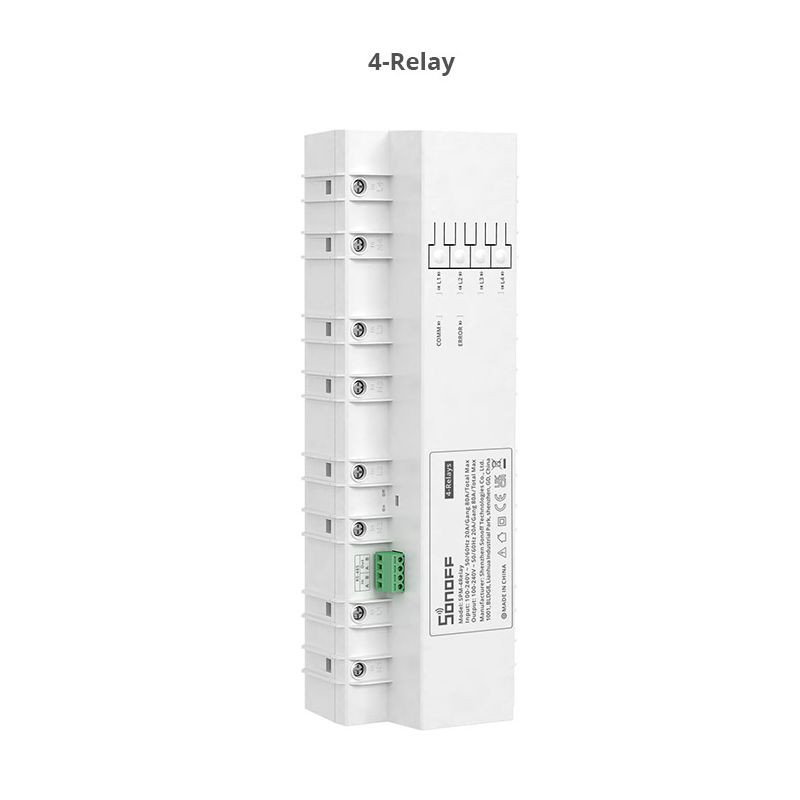 Sonoff Smart Stackable Power Meter SPM cu 4 relee