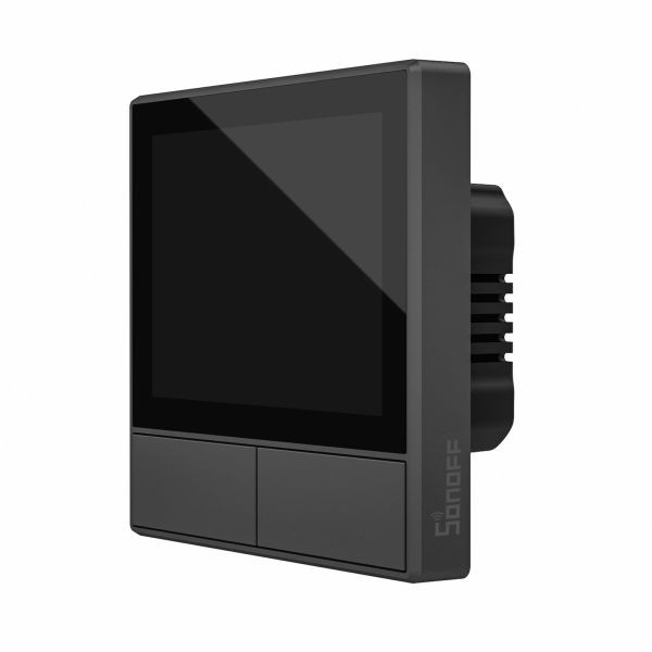 Sonoff Intrerupator Smart WiFi Sonoff NSPanel Smart Scene, Control prin aplicatie si vocal, Functie termostat, Display, Bluetooth 4.2, Negru